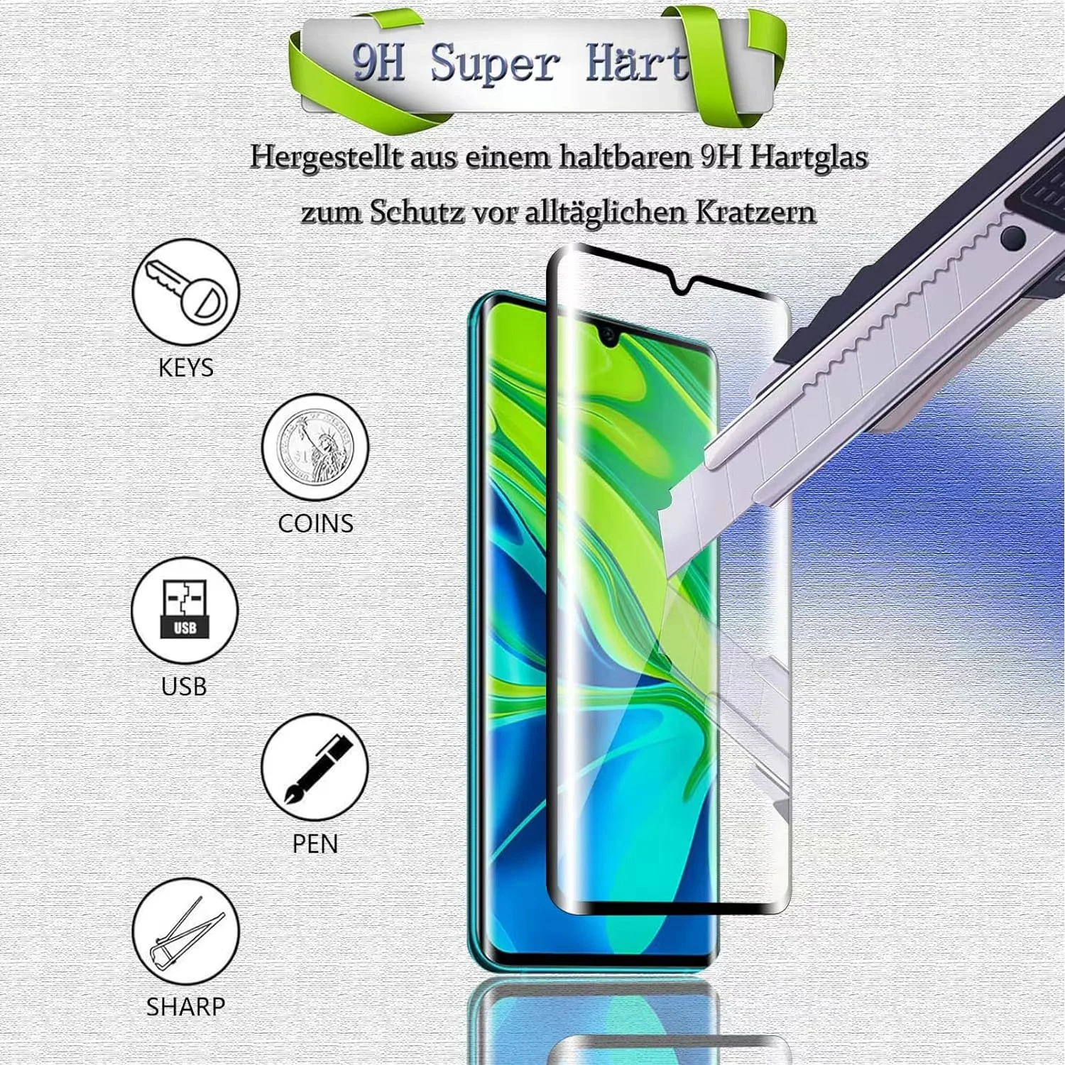 6IN1 For Xiaomi Mi 10 Glass Mi - Curved Edge Screen 리뷰 및 가격