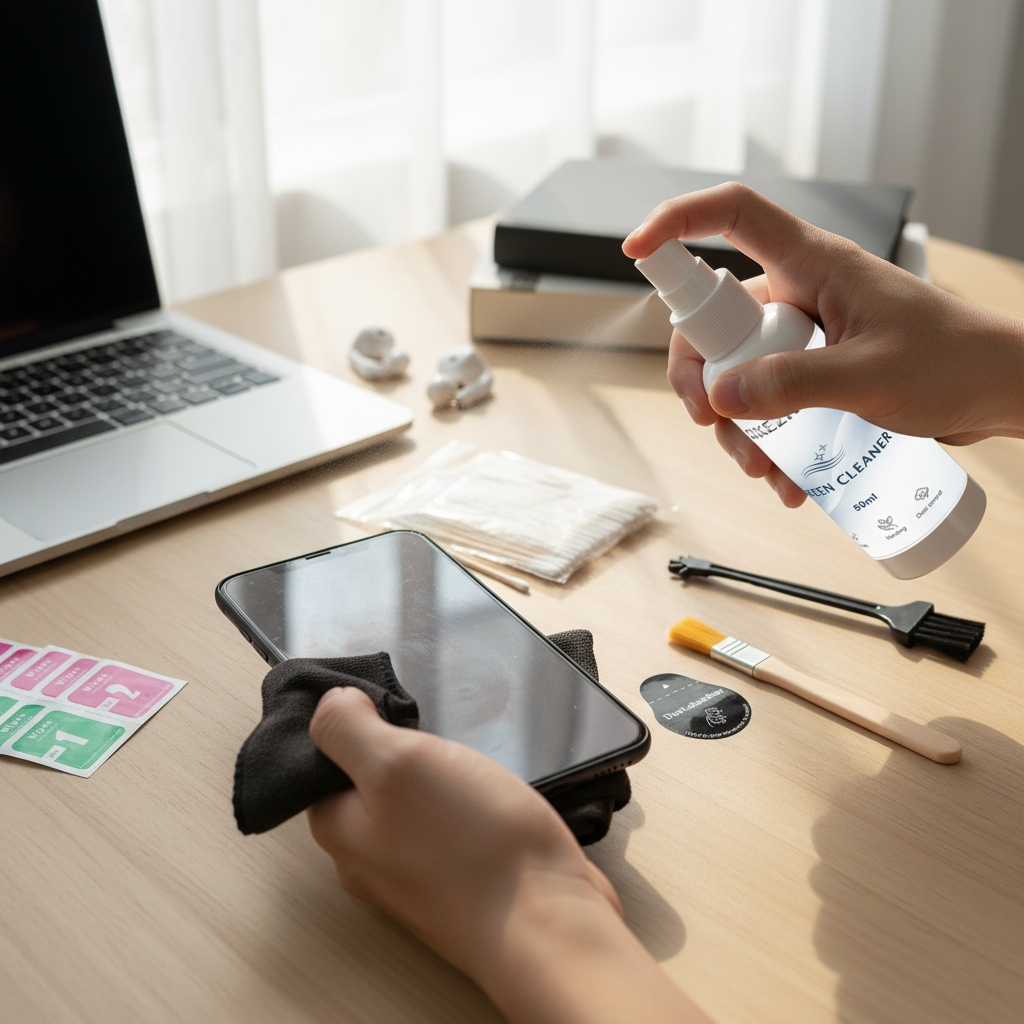 Phone & Tablet Screen Cleaning - Dust Removal Sticker 리뷰 및 가격
