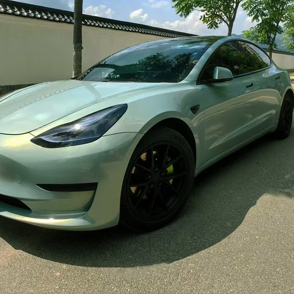 Car Vinyl Wrap Film Mica Green - Air Bubble Remover 리뷰 및 가격