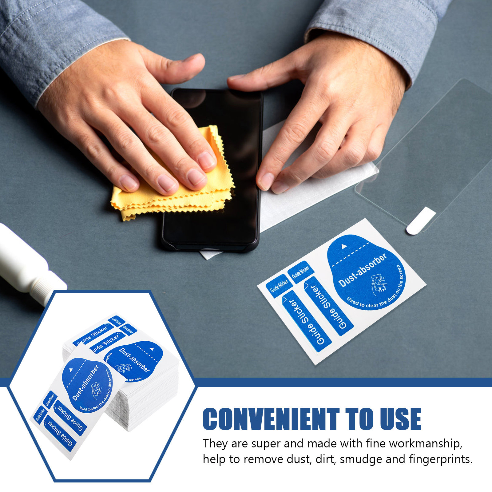 200pcs LCD Screen Dust Removal - Dust Removal Sticker 리뷰 및 가격