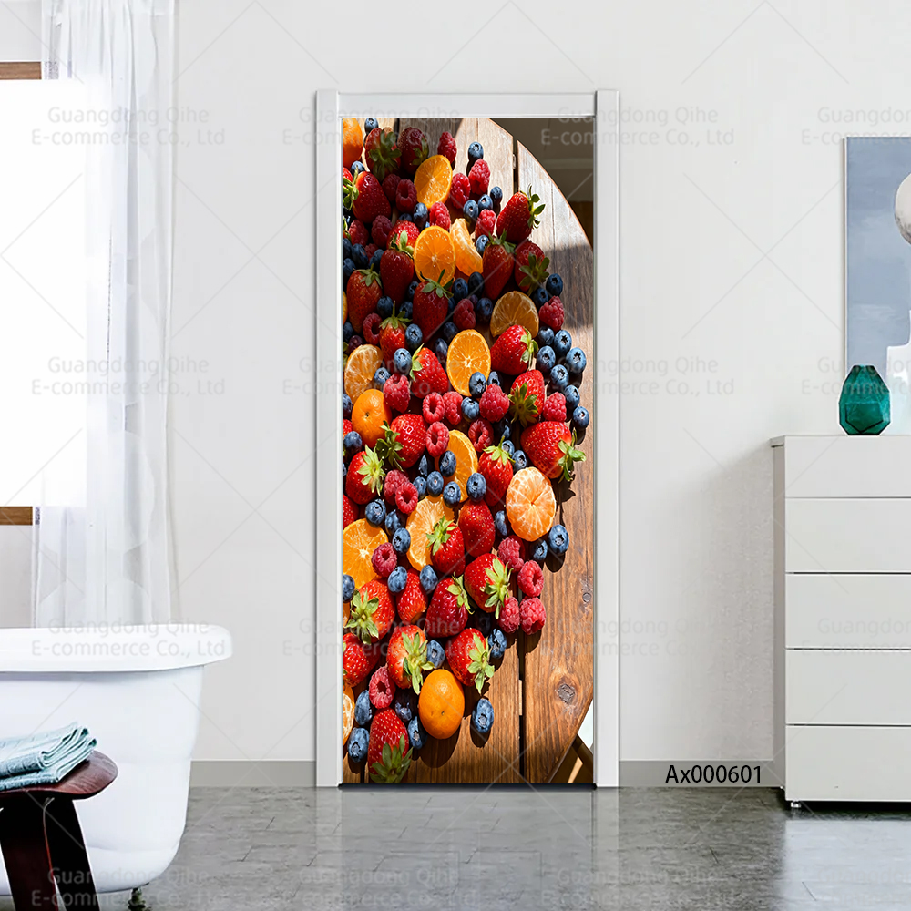 Bright Berry Mix Kitchen Door  - Full Cover Adhesive 리뷰 및 가격
