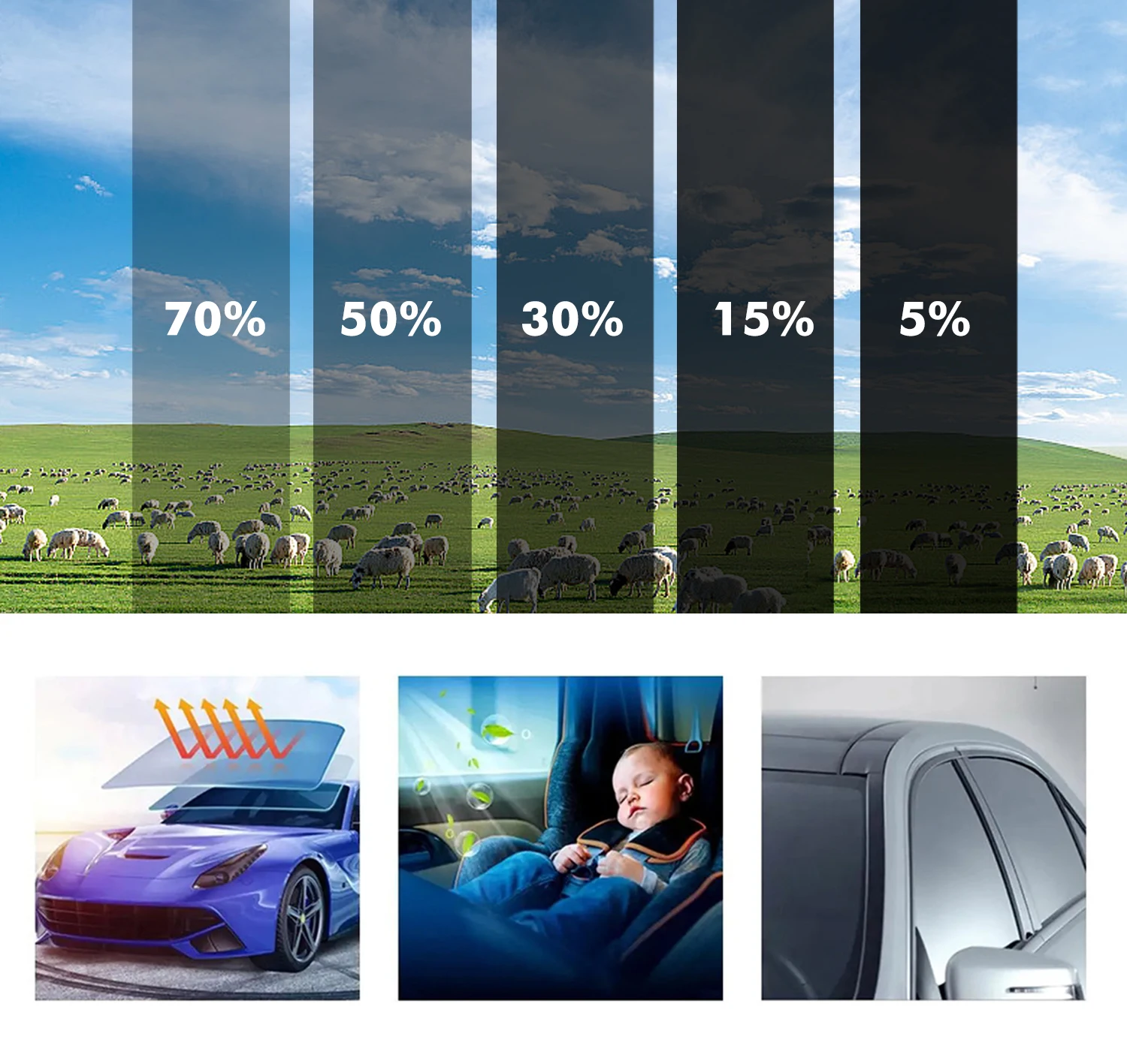 50cmx3m Car Window Privacy Tin - Glass Protector Auto 리뷰 및 가격