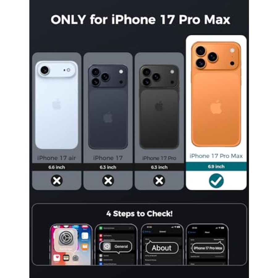 for iPhone 17 Pro Max Case wit - Privacy Screen Protector 리뷰 및 가격