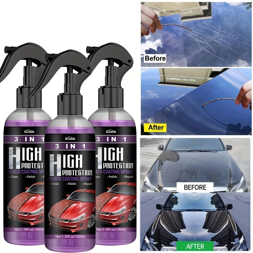 3 in 1 Car Ceramic Liquid Coat - Nano Liquid Coating 리뷰 및 가격