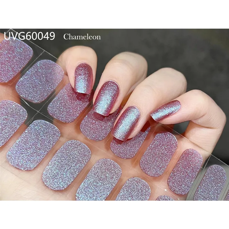 16/18/20Tips Gel Nail Stcikers - Full Cover Adhesive 리뷰 및 가격